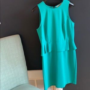 Teal loft dress